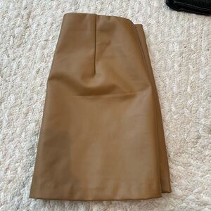 Abercrombie Vegan Leather Mini Skirt